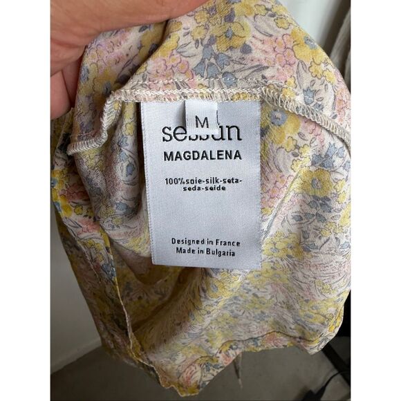 Anthropologie Sessun Silk Mini Dress - Picture 7 of 8